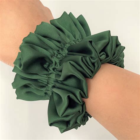 luxury hair scrunchies.